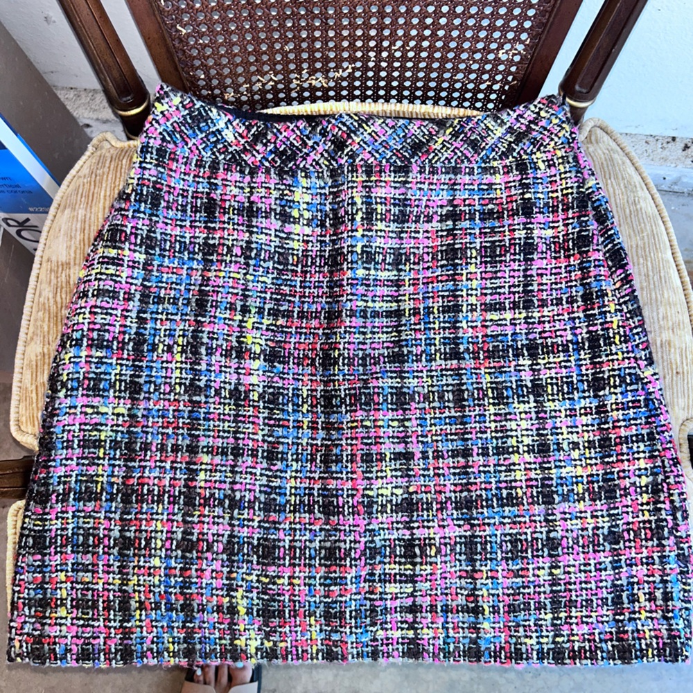 Multicolor Tweed Skirt - Picture 6 of 6
